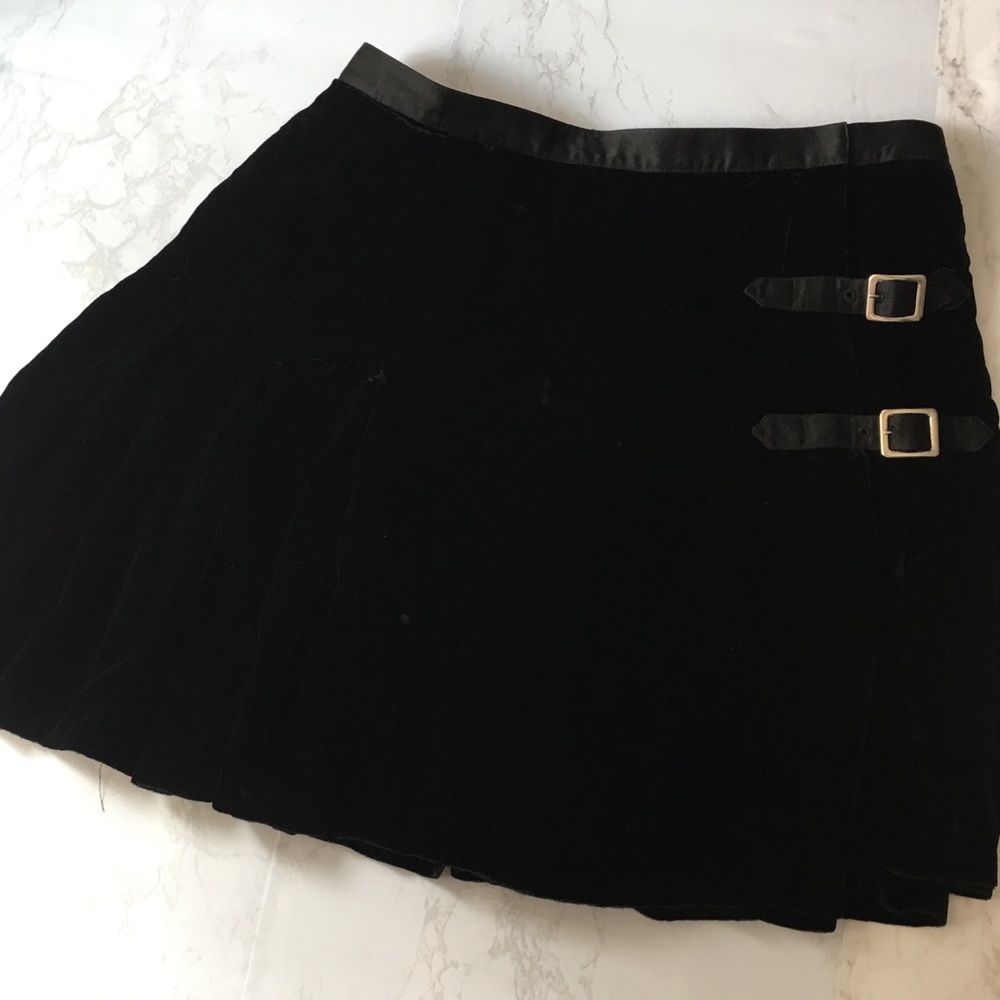 Velvet Skater Skirt